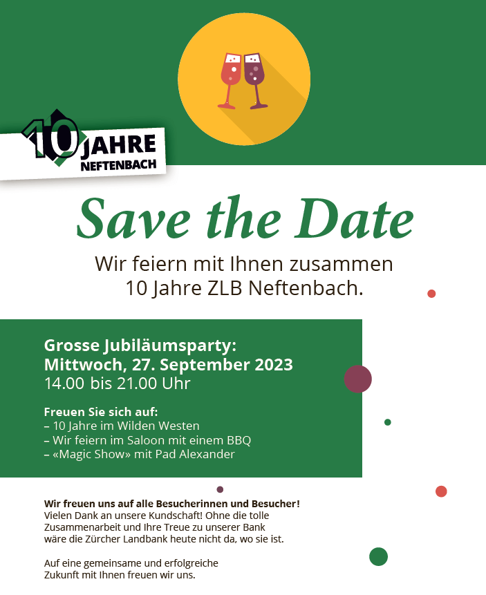  10 Jahre ZLB in Neftenbach